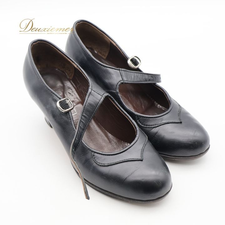 フラメンコ 衣装 シューズ 6サイズ ガジャルド gallardo ブラック系 黒