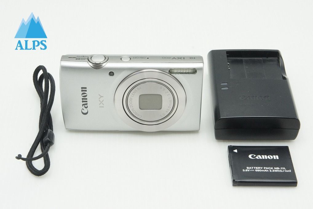 Canon キヤノン IXY 200 コンパクトデジタルカメラ シルバー 251223b