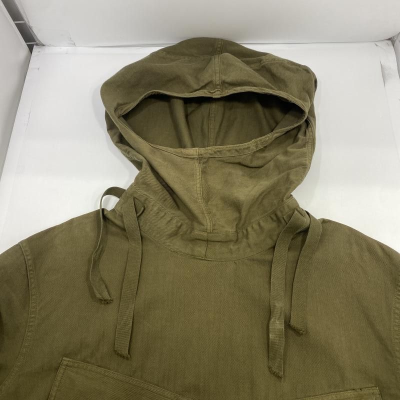 中古】U.S NAVY 40s 後染めサルベージパーカー(後期型) オリーブ