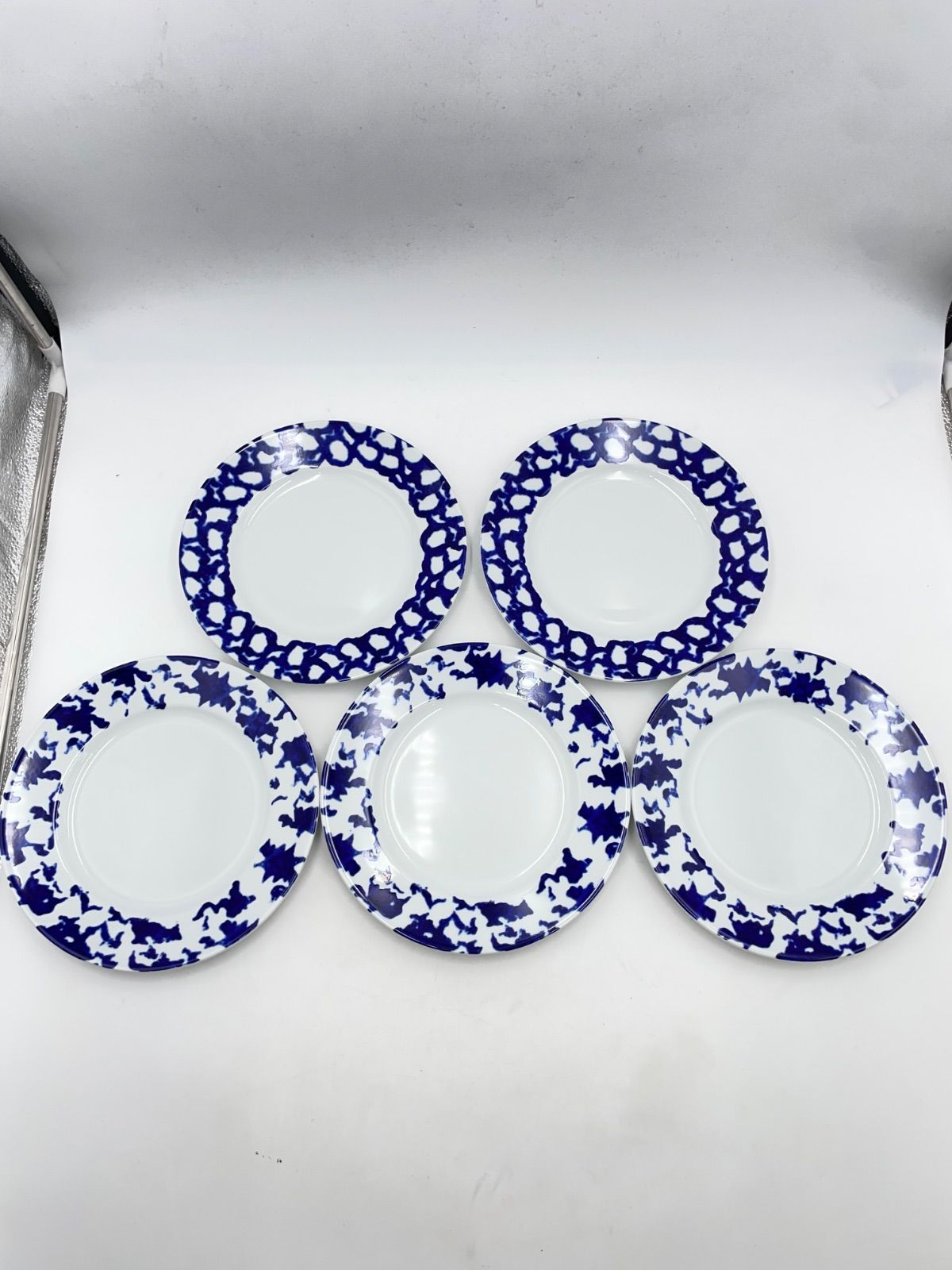 【レア】リチャードジノリ　プレート　パオラ・ナヴォーネ コラボ4枚セット リチャードジノリ プレート オーバルプラター 33cm ジノリ1735