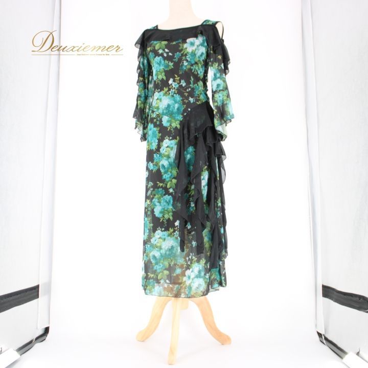 【美品 社交ダンス衣装】ワンピース ドレス レッスン パーティー ICHIOKU 美品 社交ダンス衣装】ワンピース ドレス レッスンウェア パーティー