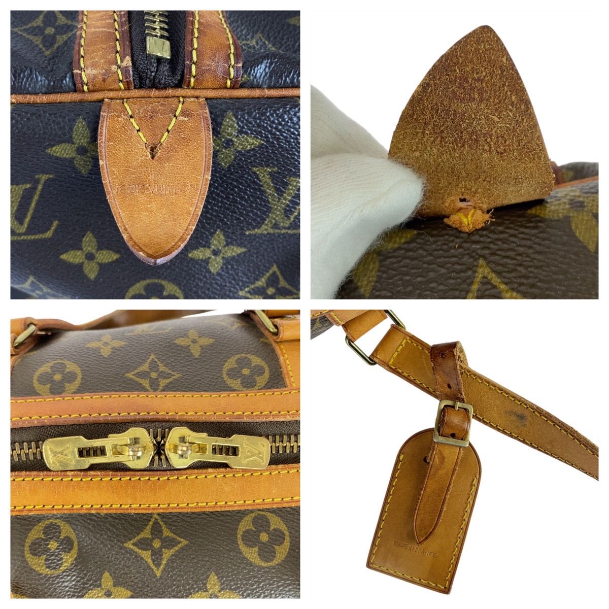 LOUIS VUITTON ルイヴィトン モノグラム サックスプール35 ブラウン