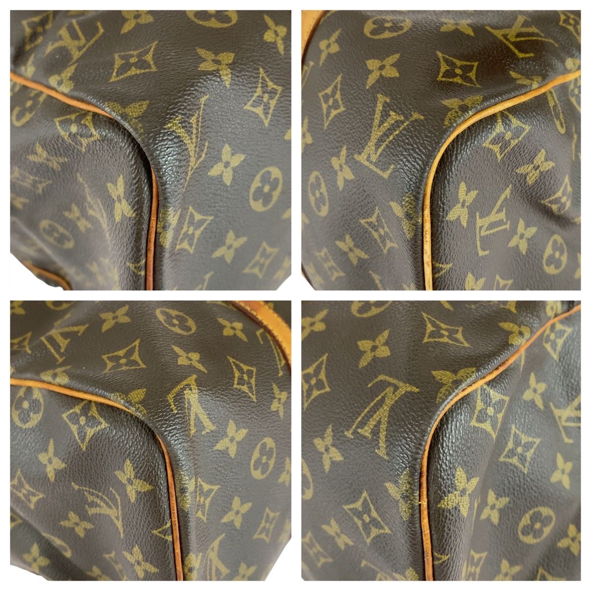 LOUIS VUITTON ルイヴィトン モノグラム サックスプール35 ブラウン
