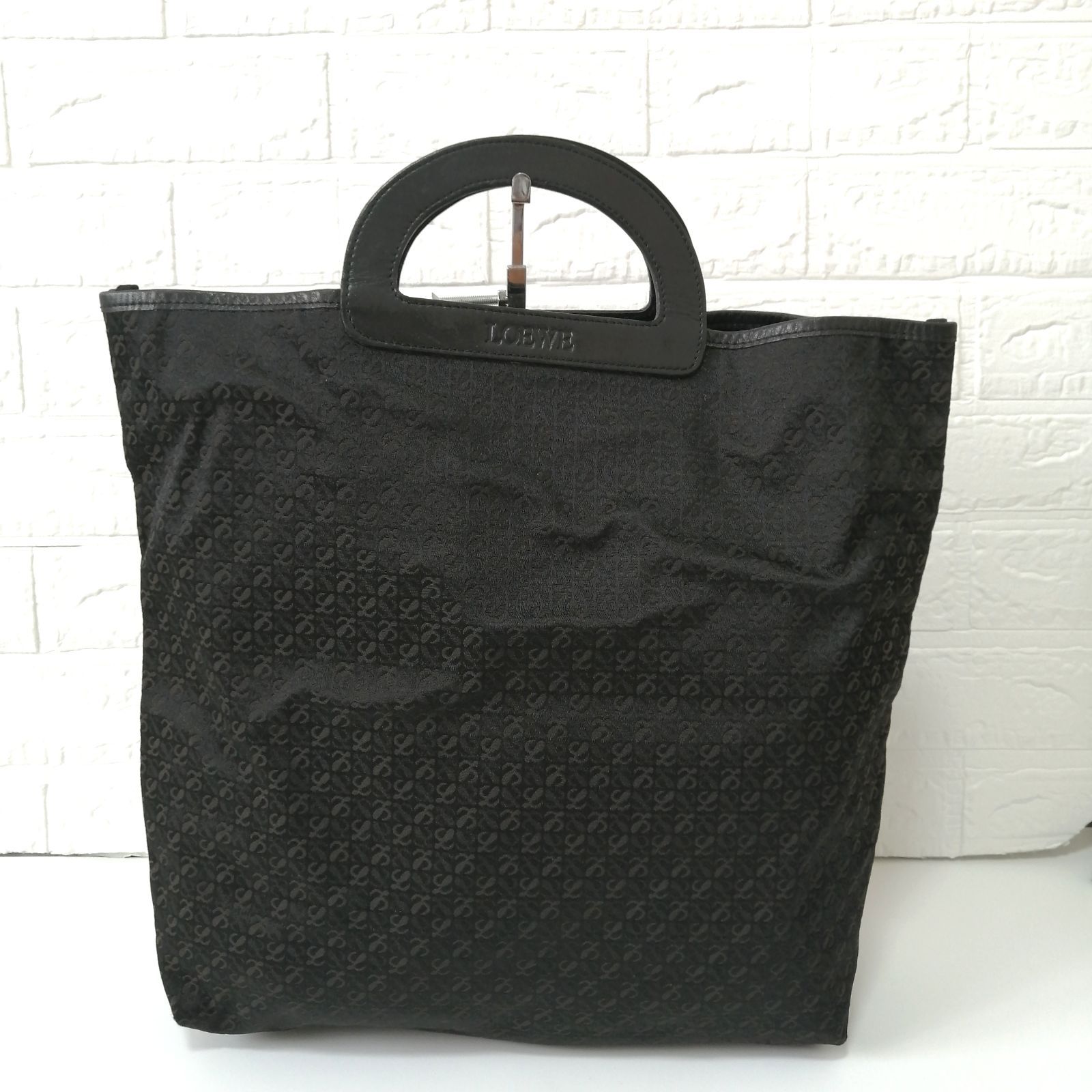 ロエベ LOEWE トートバッグ ハンドバッグ A4可 ブラック 224 - メルカリ