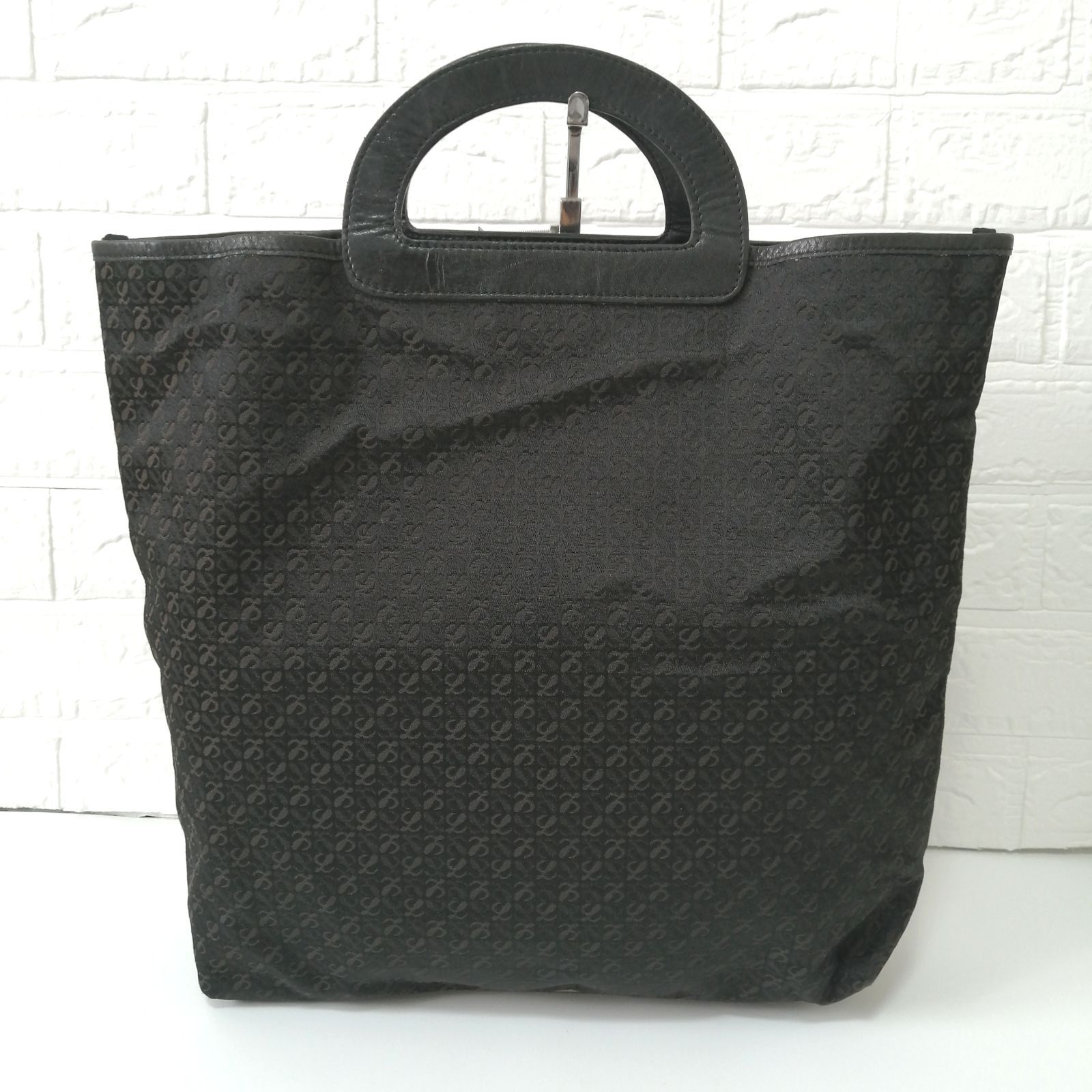ロエベ LOEWE トートバッグ ハンドバッグ A4可 ブラック 224 - メルカリ