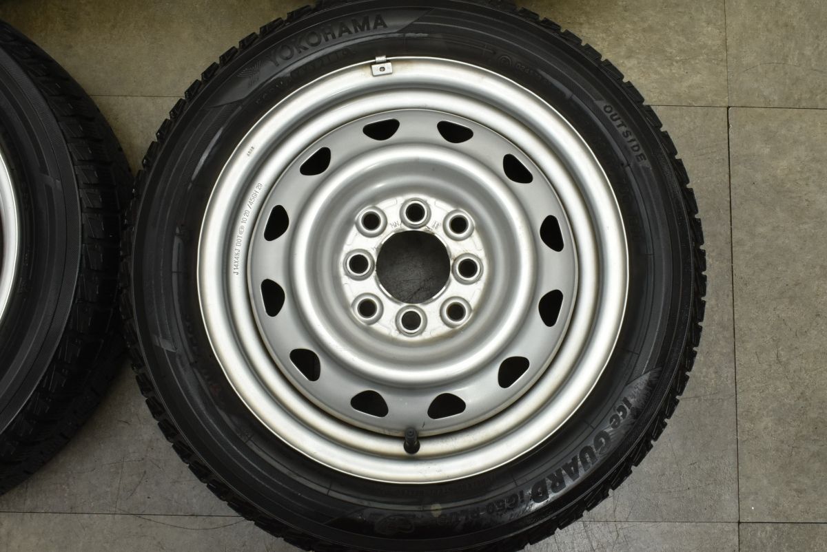 特価品】スチール 14in 4.5J +48 PCD100/114.3 アイスガードiG50 155