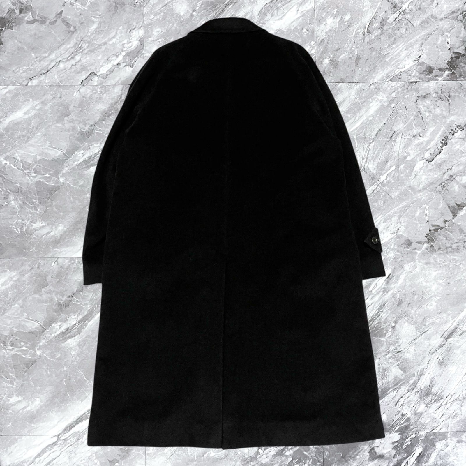 【美品】ブルックスブラザーズ カシミヤ　ステンカラーコート　ロング　黒 Brooks Brothers ブルックスブラザーズ ステンカラーコート ロング