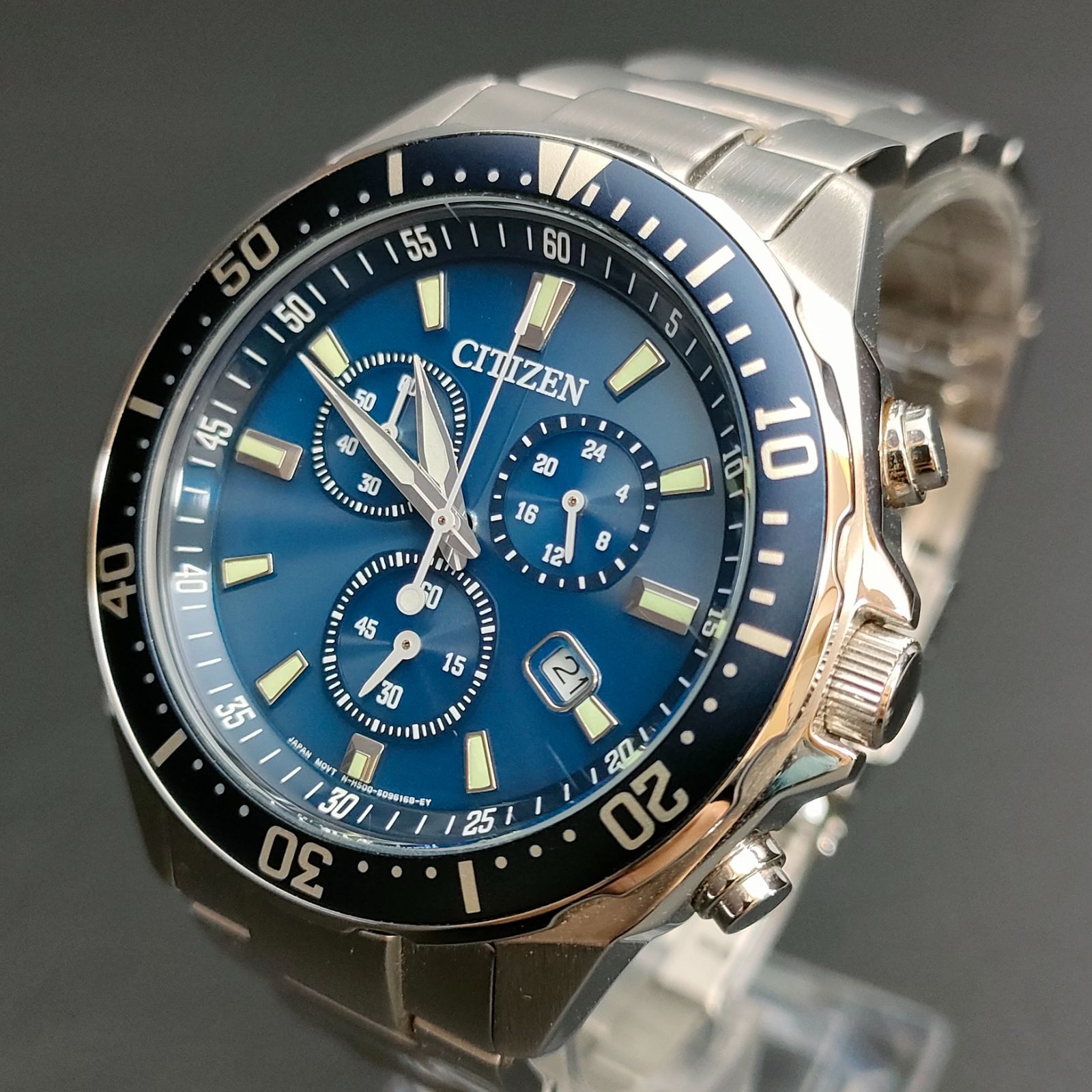 840-5 CITIZEN シチズン collection コレクション ブルー シルバー 