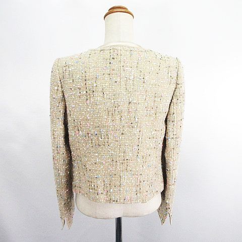 東京ソワール TOKYO SOIR セットアップ 3点セット ノーカラーコート