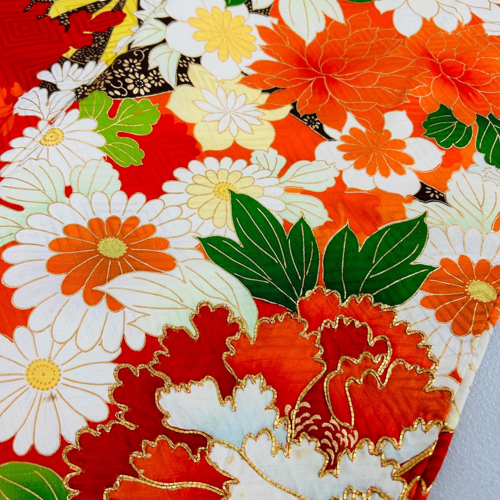 振袖 着物 正絹 3着 振袖まとめ売り リメイク材料 m-738 - メルカリ