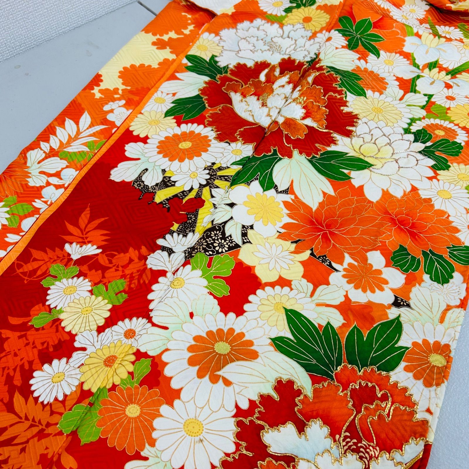 振袖 着物 正絹 3着 振袖まとめ売り リメイク材料 m-738 - メルカリ