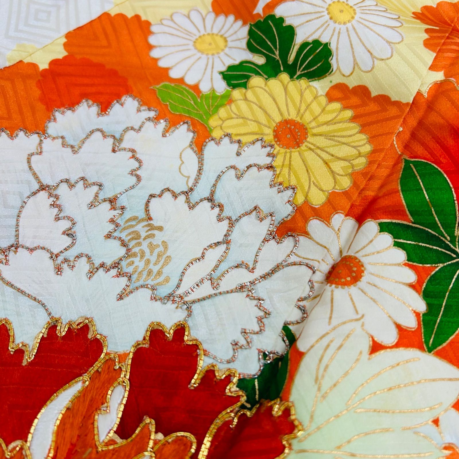 振袖 着物 正絹 3着 振袖まとめ売り リメイク材料 m-738 - メルカリ