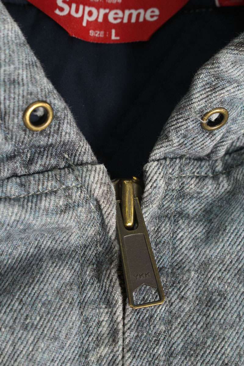 シュプリーム 24AW HJR Trompe L'oeil Hooded Work Jacket トロンプロ