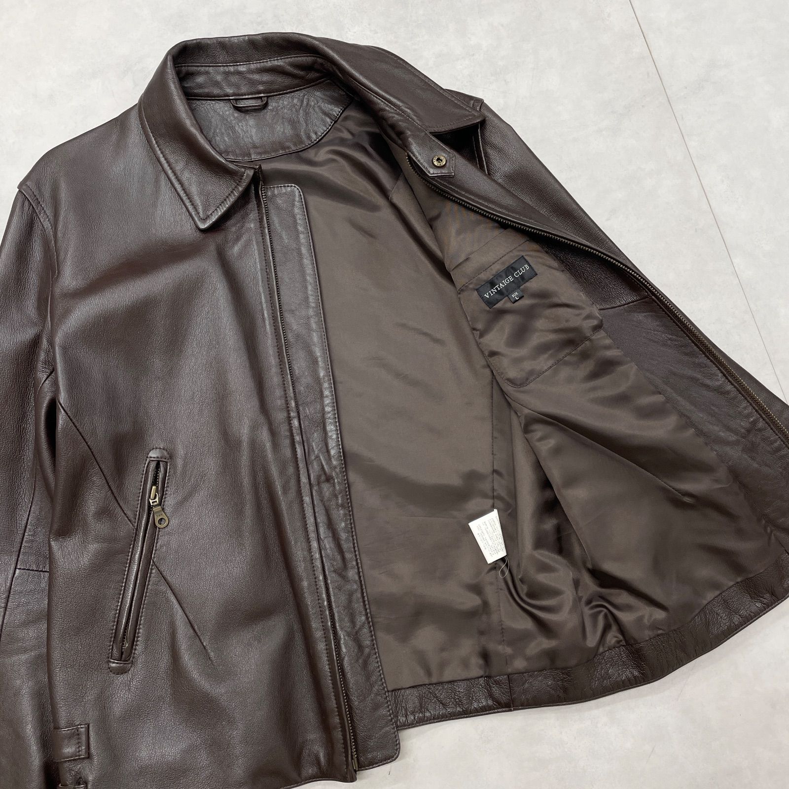VINTAGE CLUB ヴィンテージクラブ レザージャケット ラムレザー 羊革