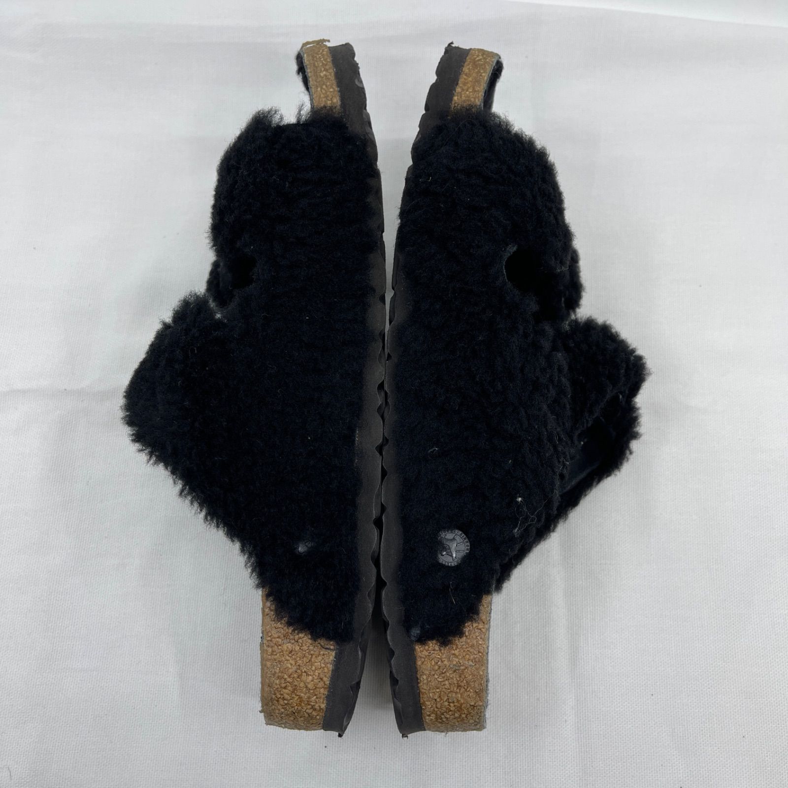 ビルケンシュトック アリゾナ ファーライナー 25.0 ブラック ファー