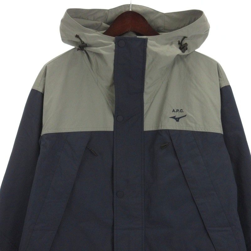 A.P.C ミズノとのコラボ、 MONTAGNE パーカ A.P.C.」×「ミズノ」の