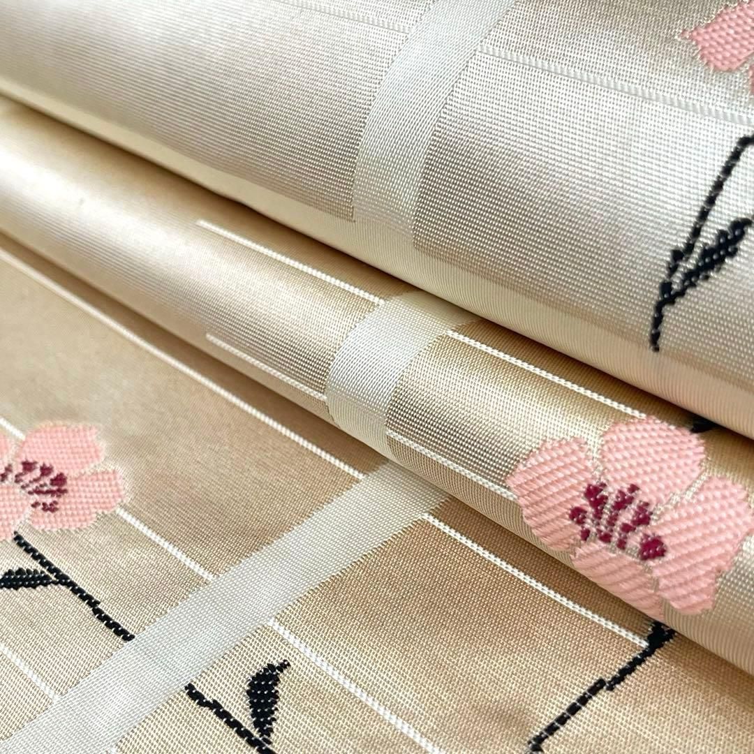 てるみんです❣️ 【着物と帯 時流】N25736t◇正絹 八寸名古屋帯◇ てるみん様専用です❣️ 【着物と帯 時流】N25736t◇正絹 八寸名古屋帯