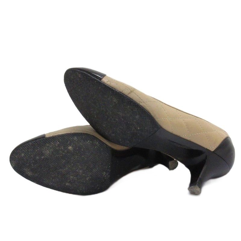 極美品❤箱付き☆CHANEL【シャネル】ココマーク♡パンプス ベージュ 極美品❤箱付き☆CHANEL【シャネル】ココマーク♡パンプス ベージュ