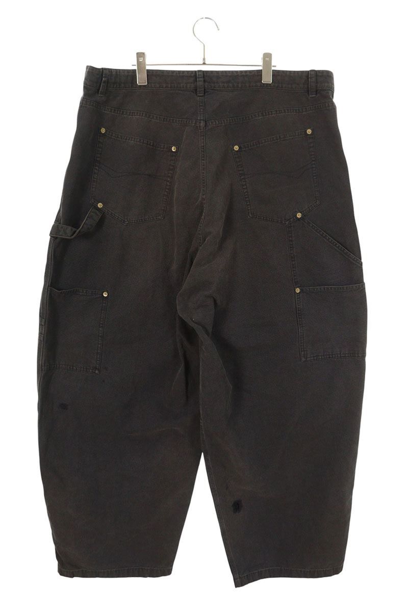 バレンシアガ 791794 TLP06 ダブルニーペインターバギーデニムパンツ