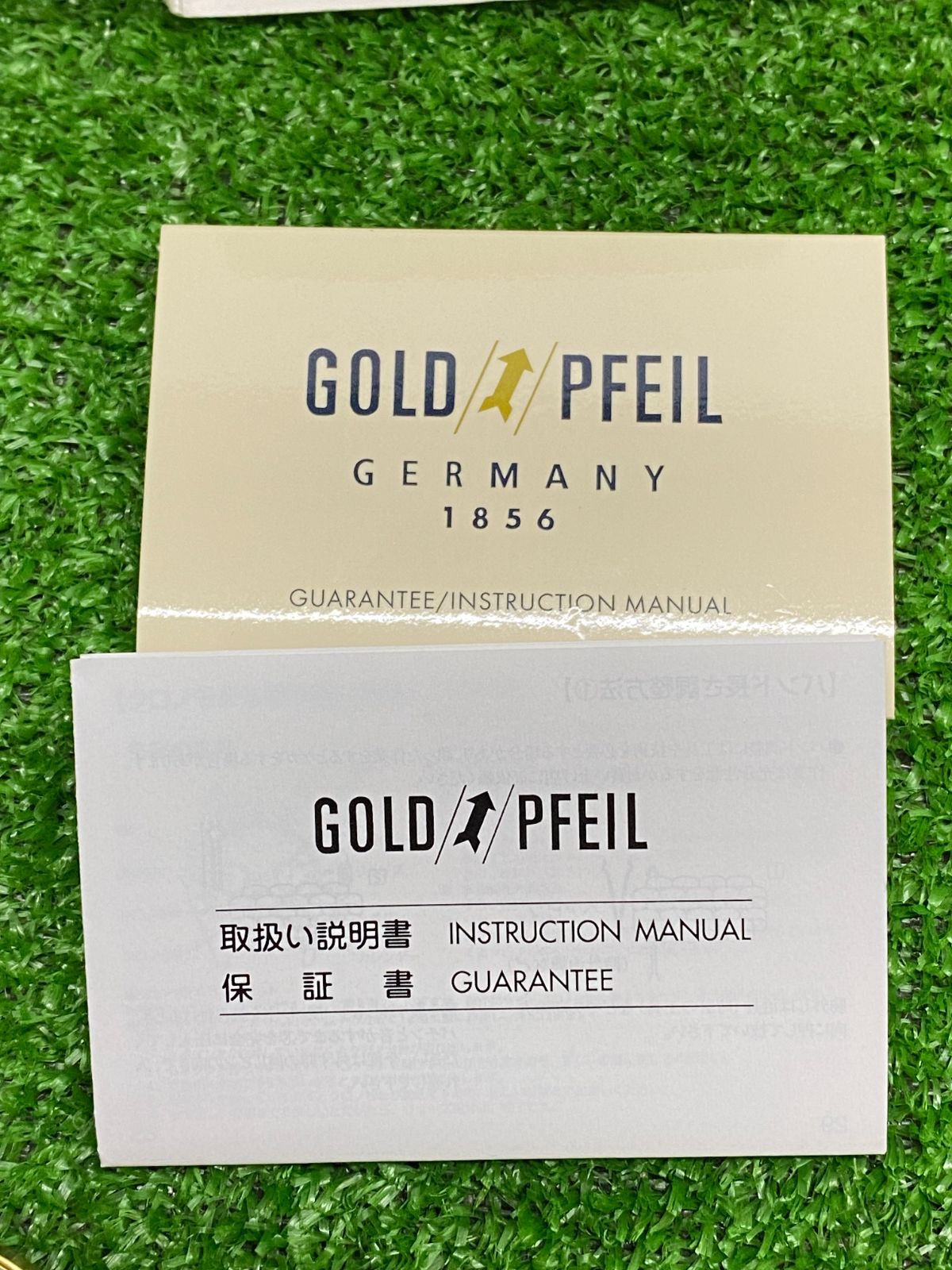 ○GOLD PFEIL（ゴールドファイル）腕時計 G11004 クォーツ クロノ 