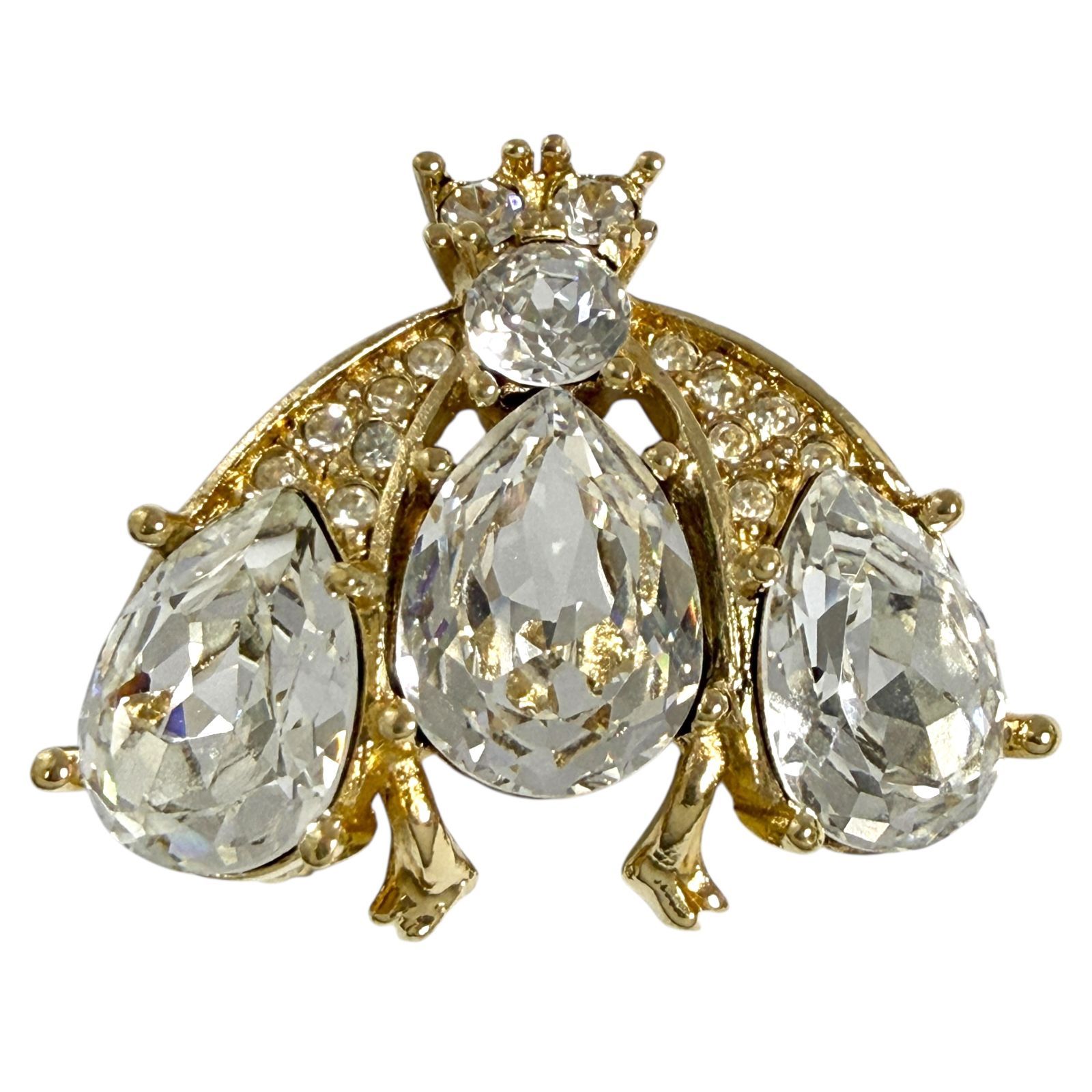 ディオール レディース ピン ブローチ バッジ はち ヴィンテージ