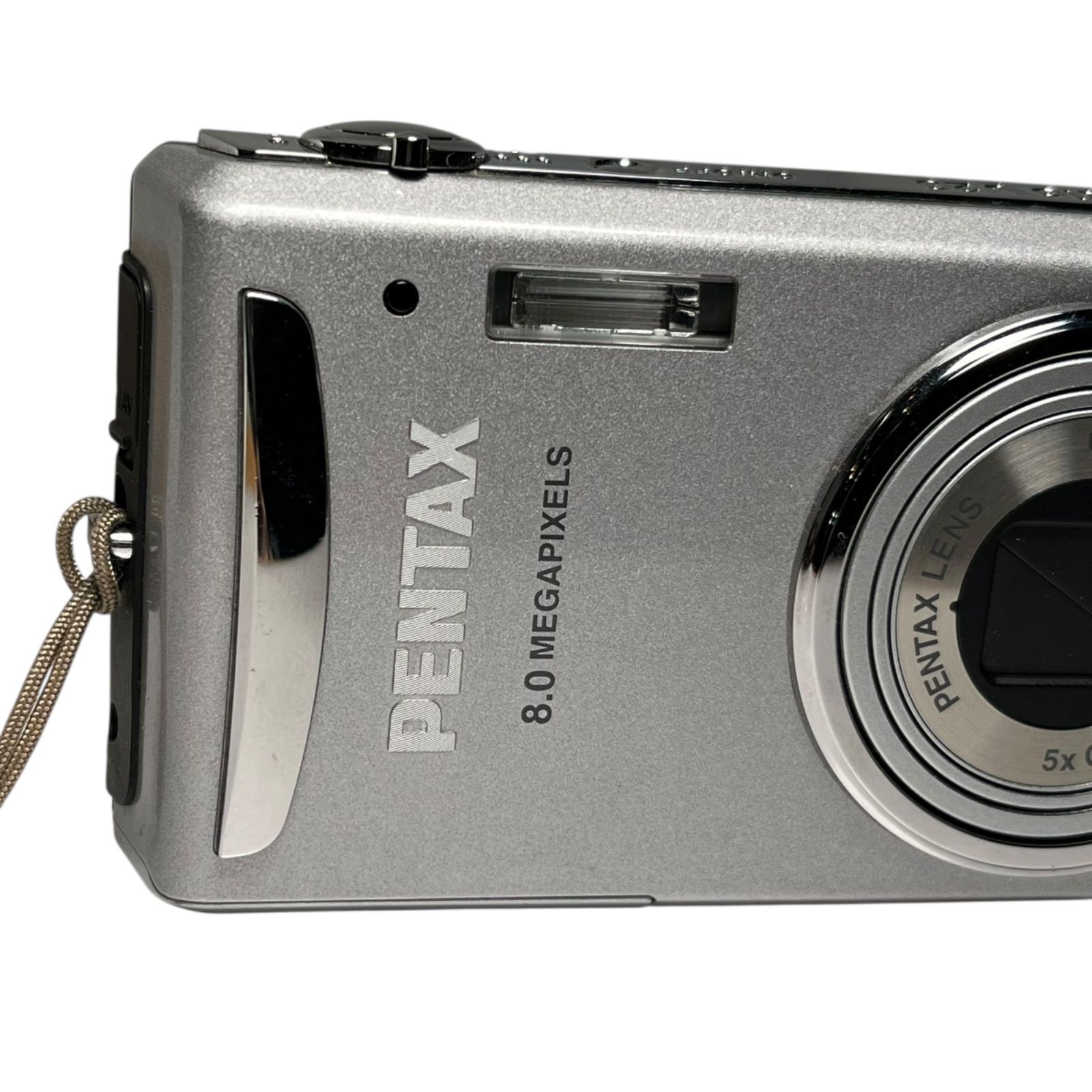 管2512-223】動作未確認☆PENTAX ペンタックス Optio V20 シルバー