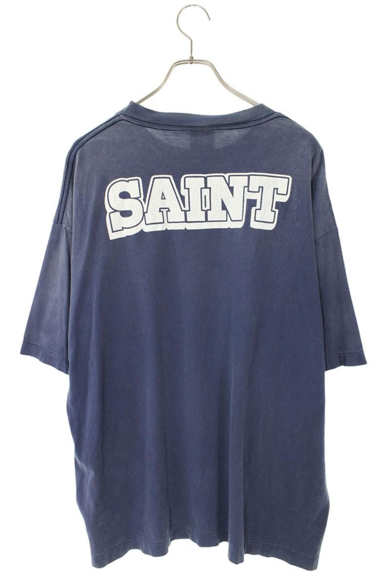 セントマイケル SM-HR1-0000-C87 ヴィンテージ加工BONJOURプリントT