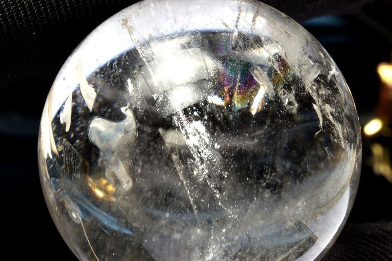 1点物】虹入り！コロンビア産 レムリアンシードクリスタル 38mm 丸玉