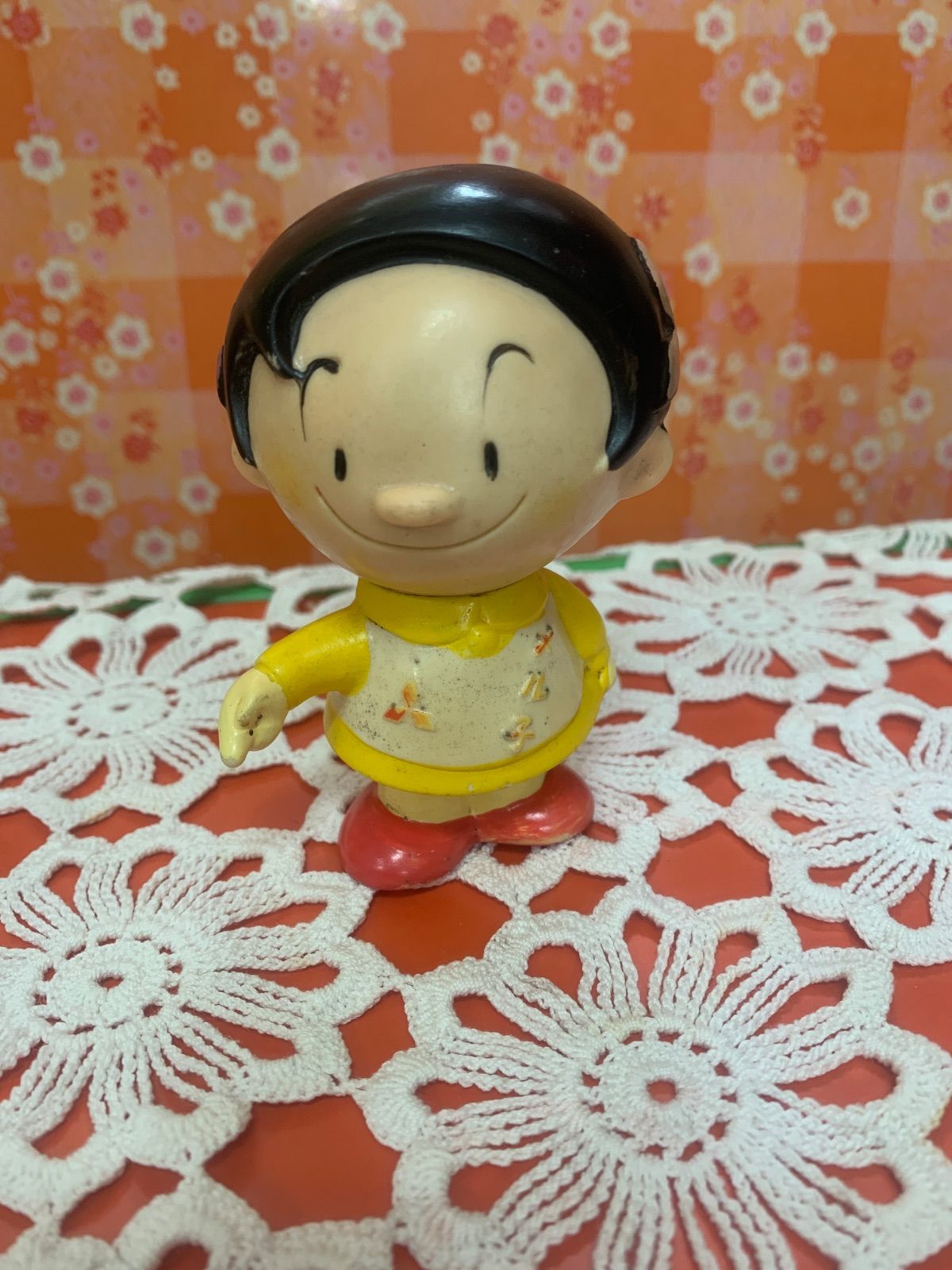 昭和レトロ 三菱電機 メル子ちゃん ソフビ貯金箱 企業物 販促品