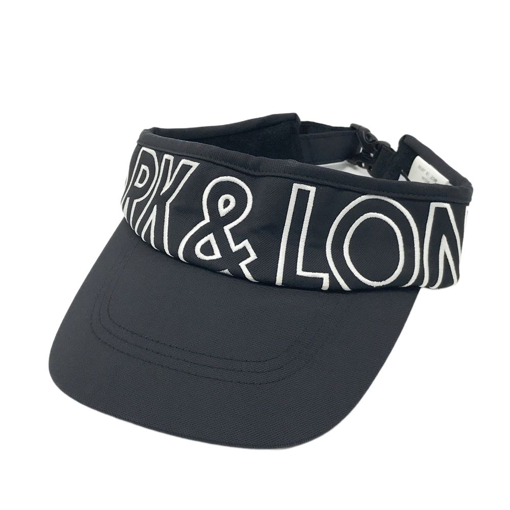 MARK&LONA ブラックバイザー MARKANDLONA ブラック バイザー ゴルフ MARK&LONA マークアンドロナ