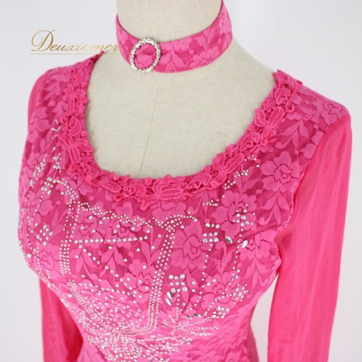プリマブティック 社交ダンス 衣装 ドレス ビジュー レース チョーカー ピンク プリマブティック 社交ダンス 衣装 ドレス ビジュー レース チョーカー