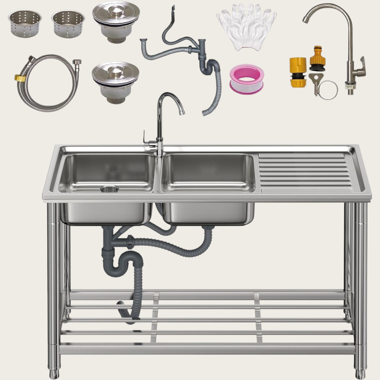 流し台 RC-CW1200 シンク 2558キッチン用流し台 ガーデンシンク 流し台 RC-CW1200 シンク キッチン用流し台 ガーデンシンク 2558