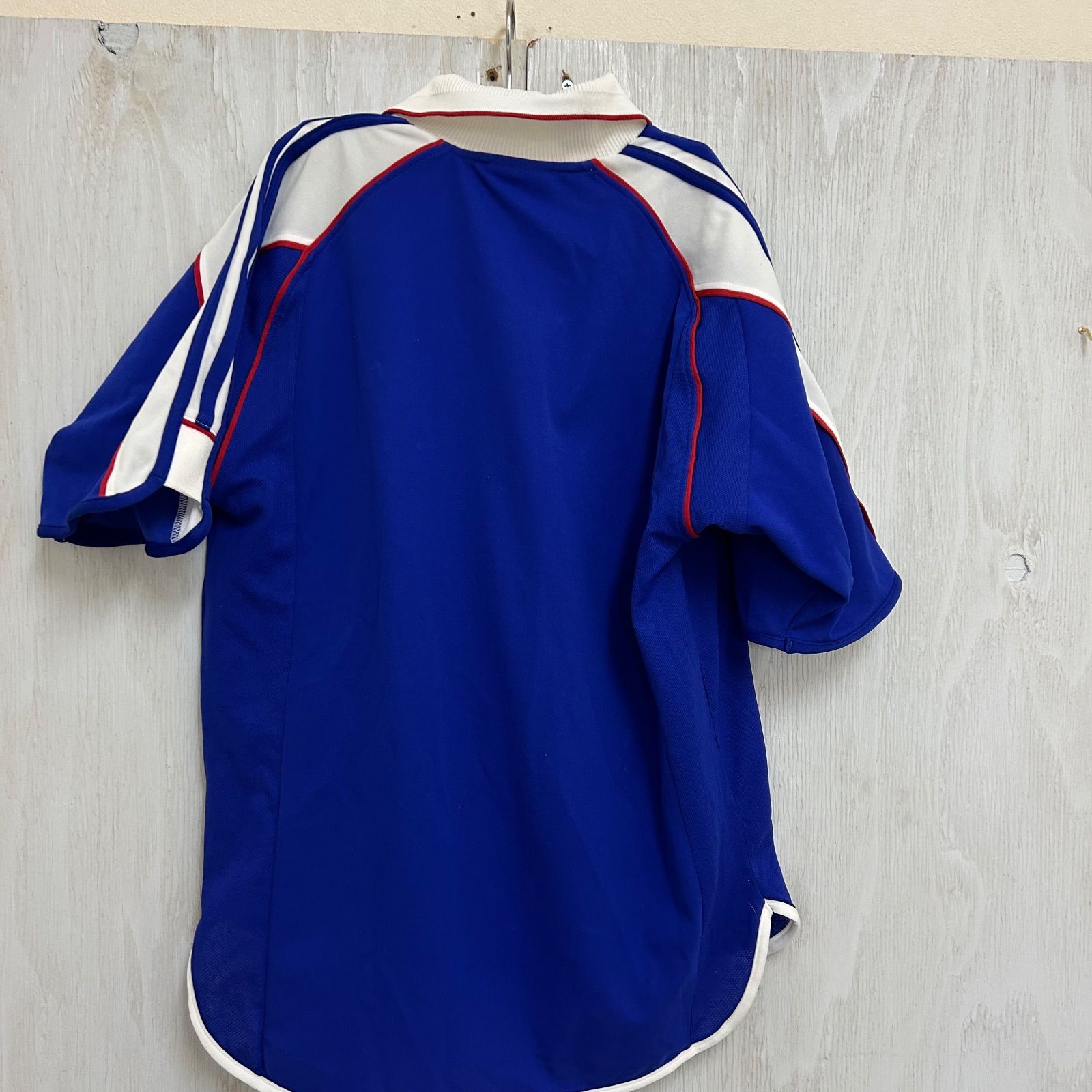 シミあり》日本代表 ユニフォーム 2001年 半袖 ブルー サッカー - メルカリ