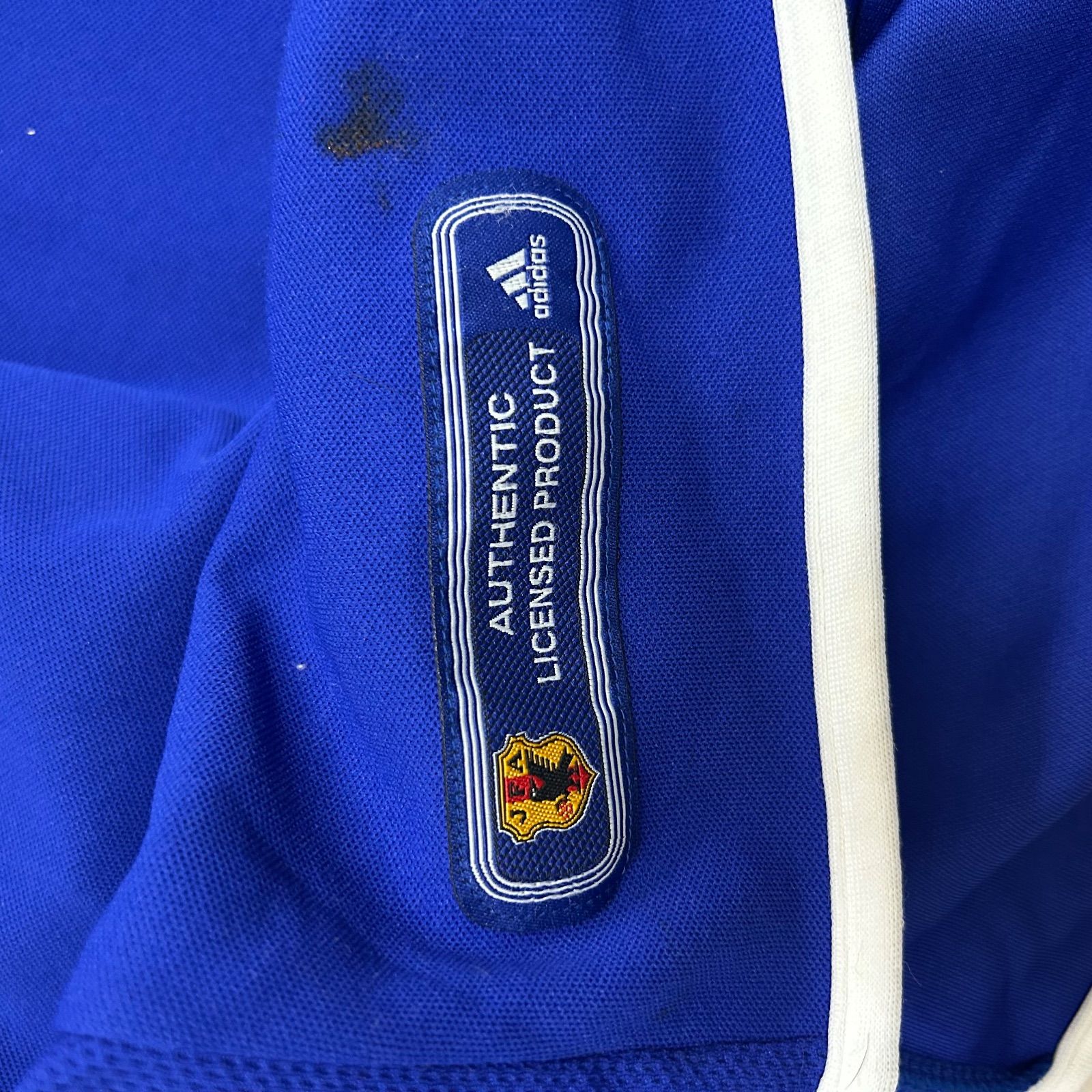 シミあり》日本代表 ユニフォーム 2001年 半袖 ブルー サッカー - メルカリ