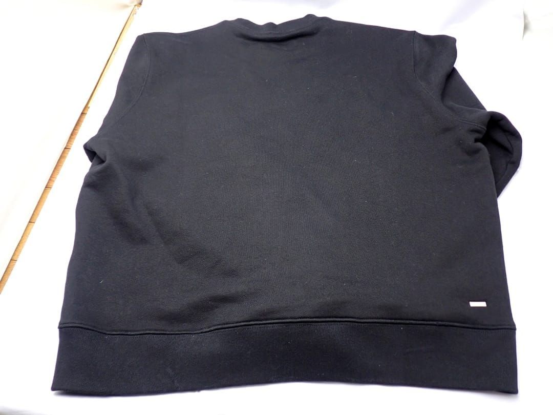 AMIRI 22 アミリ クルーネック コットン スウェットシャツ ブラック