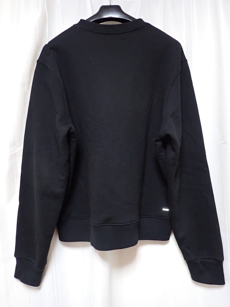 AMIRI 22 アミリ クルーネック コットン スウェットシャツ ブラック メンズ IT48 中古B 【送料無料】 A-9056【質屋出品】 AMIRI 22 アミリ クルーネック コットン スウェットシャツ ブラック