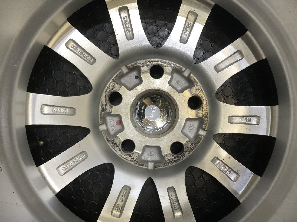 Weds ravrion RS01 ウェッズ ラブリオン 社外ホイール 15インチ 4本 6J5HPCD114.3+52 トヨタ設計 ヴォクシー等　(VHC520) Weds ravrion RS01 ウェッズ ラブリオン 社外ホイール 15インチ 4本