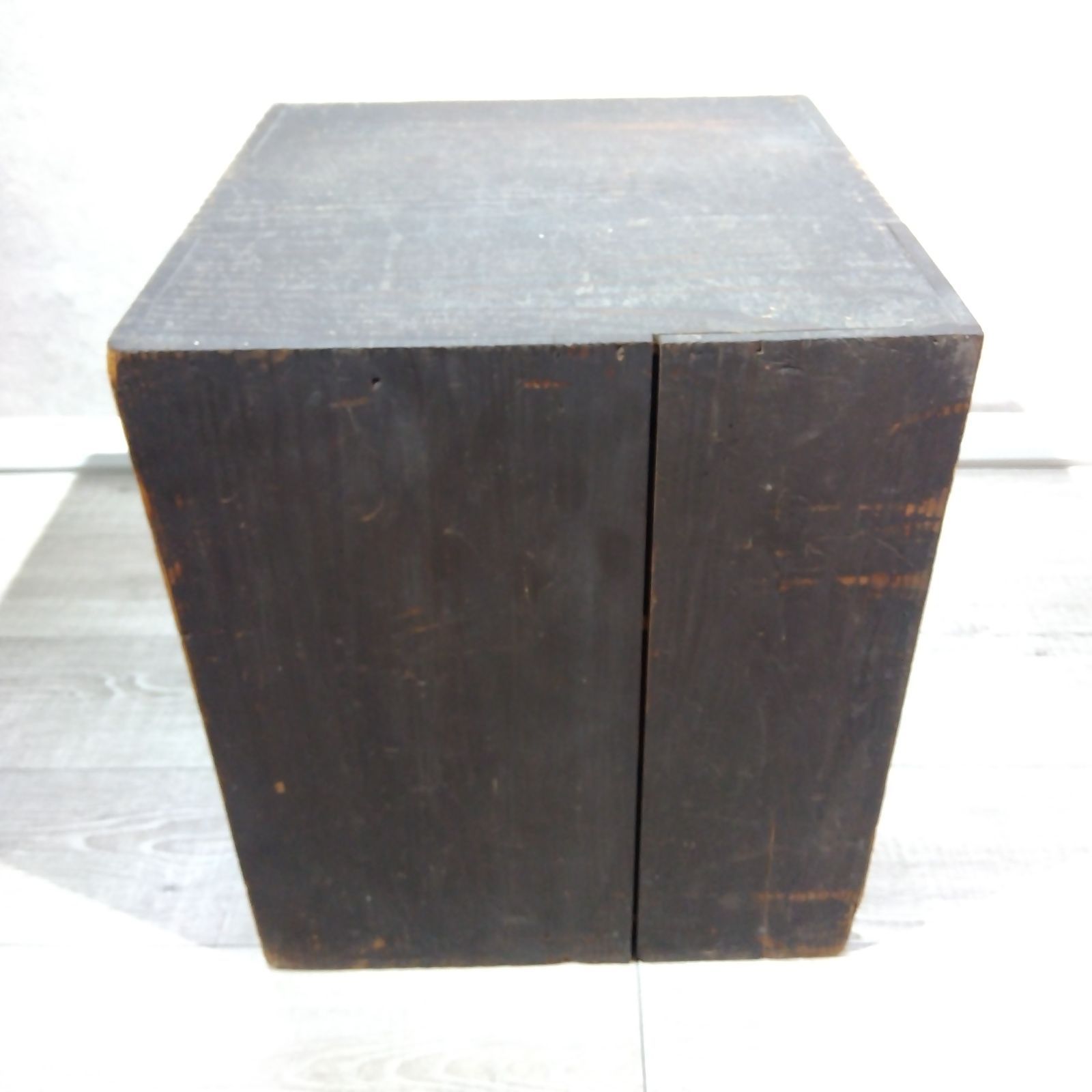 船箪笥 硯箱 書道具箱 鍵付き 小引き出し 木製 時代箪笥 古民具 骨董