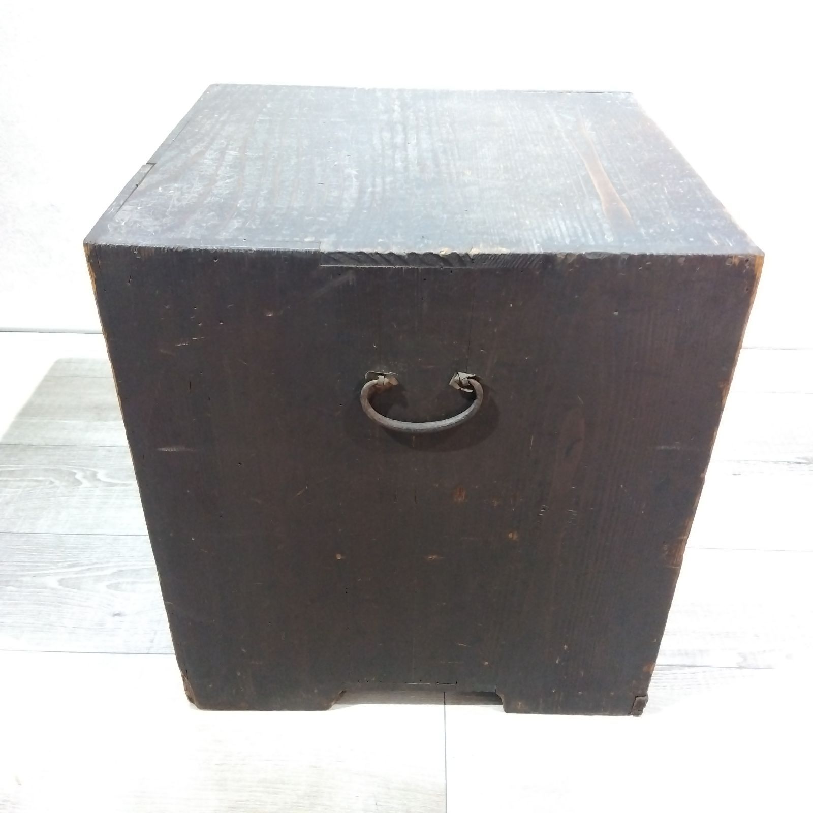 船箪笥 硯箱 書道具箱 鍵付き 小引き出し 木製 時代箪笥 古民具 骨董