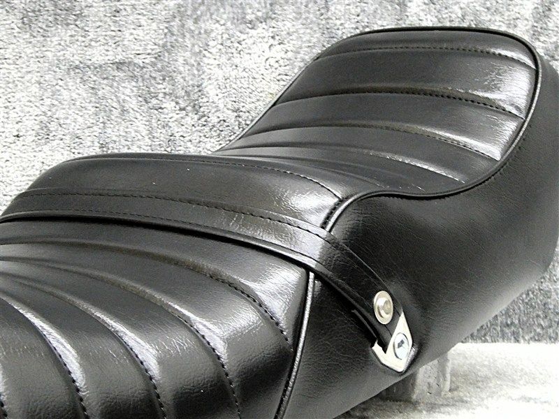 ホーク3 黒皮 タックロールシート/完成品CB250NブラックCB400N黒HAWK