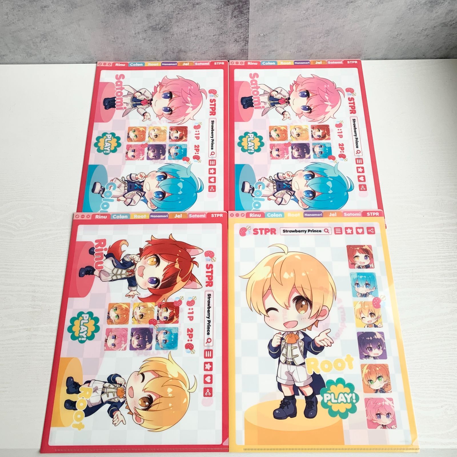 すとぷり さとみ グッズセット クリアファイル ステッカー 紙類 まとめ 