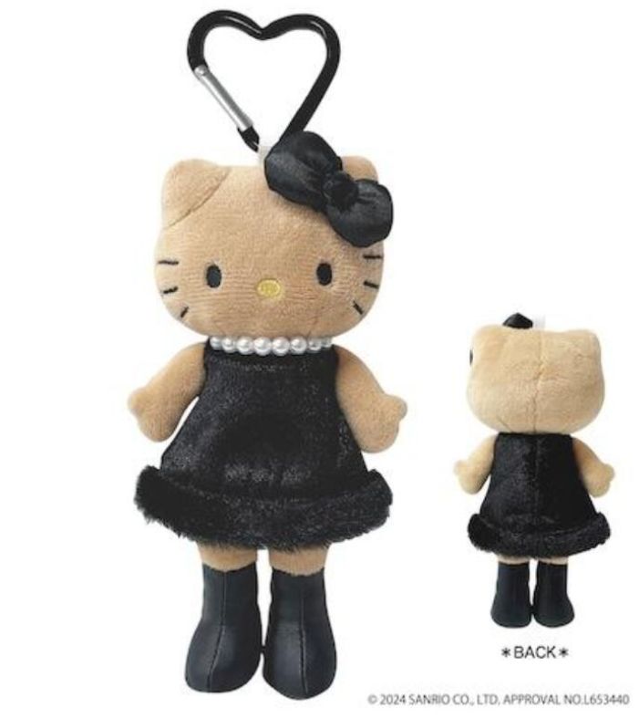 ハローキティ スタイルアップマスコット ブラック 黒ドレス ギャル