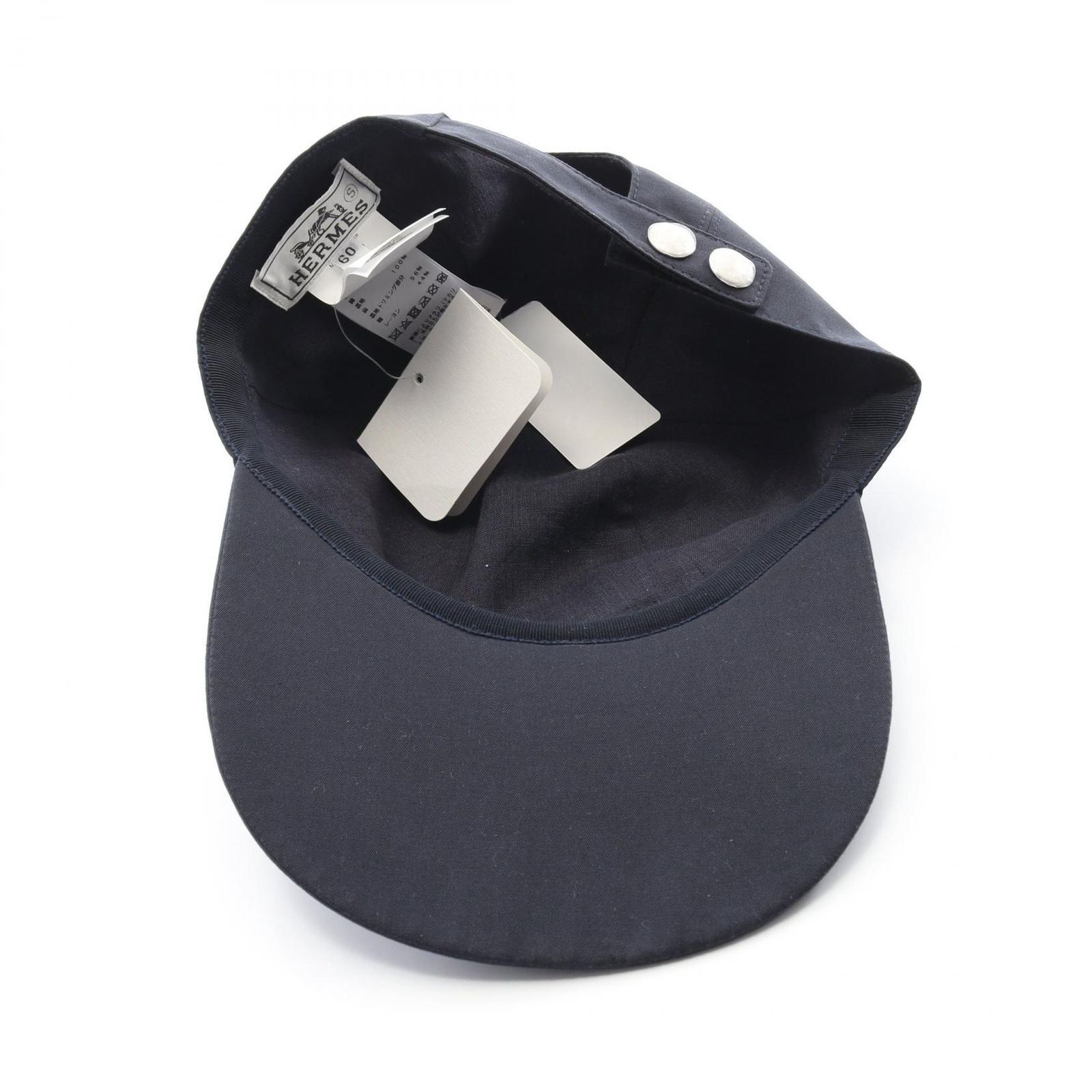 エルメス HERMES キャップ Irving 2211 241026N ネイビー キャンバス