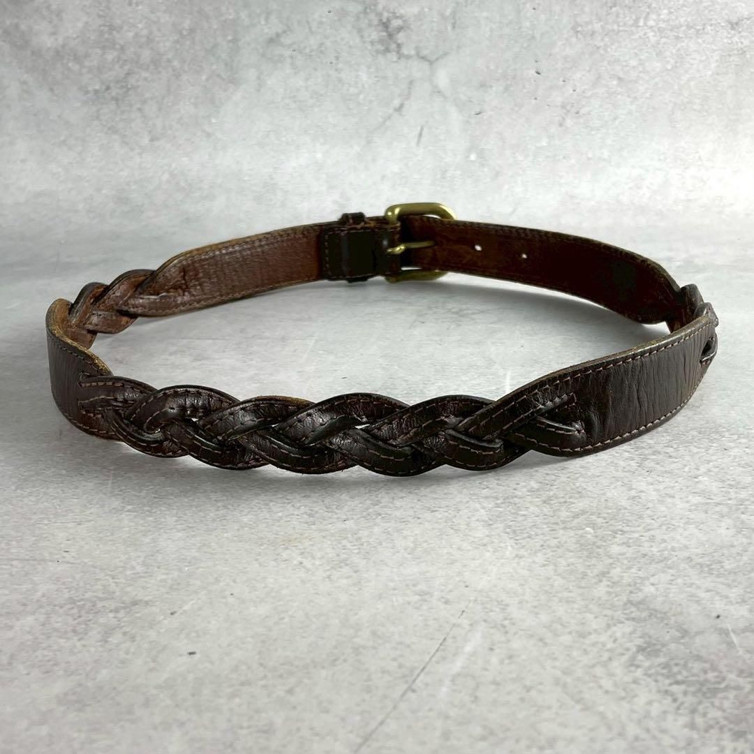 メンズ ISSEY MIYAKE MEN leather Braiding belt