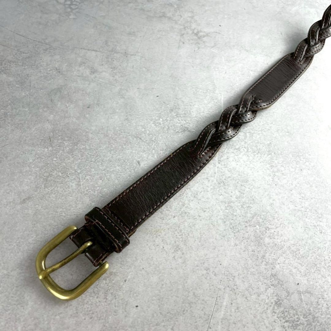 メンズ ISSEY MIYAKE MEN leather Braiding belt