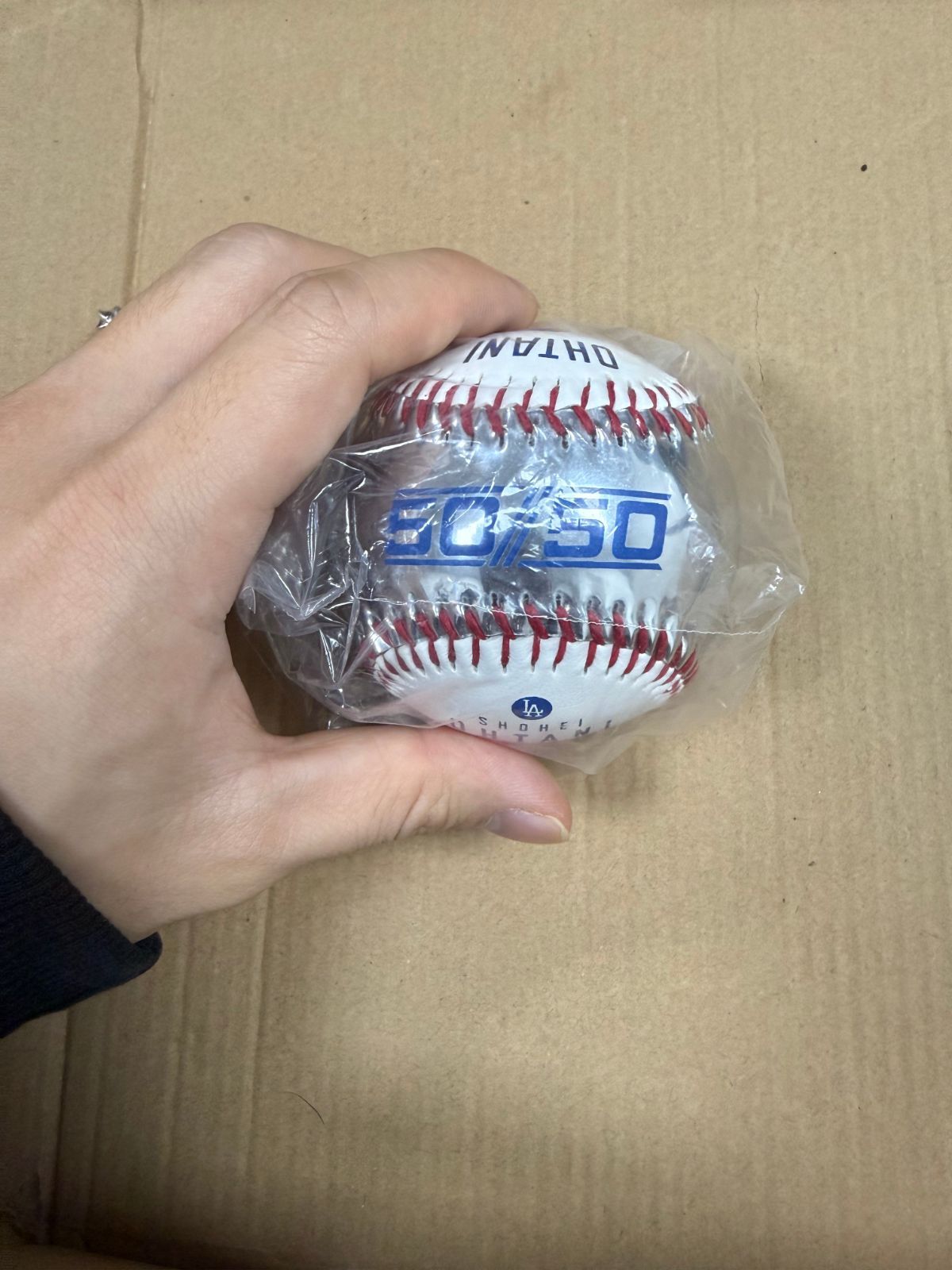 新品未開封 大谷翔平 2024年MVP50/50 限定 記念ボール ドジャース