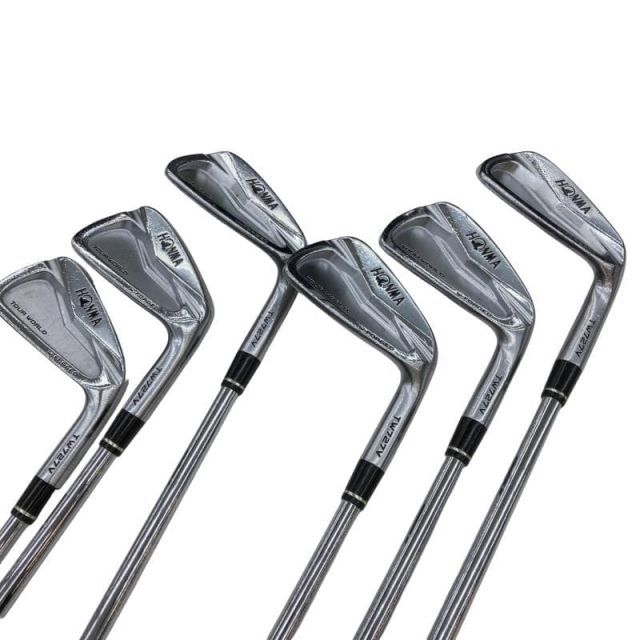 中古】 本間ゴルフ TOUR WORLD TW727V FORGED 6S アイアンセット IR NS