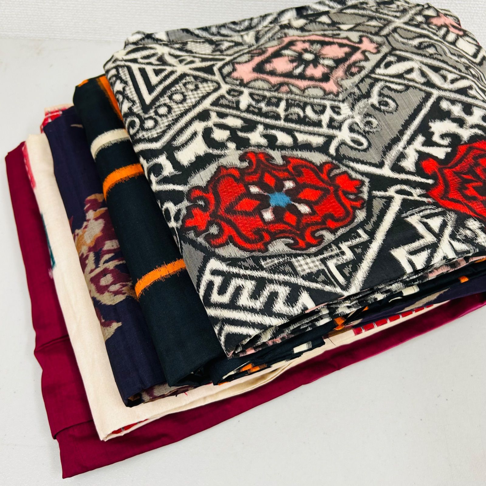 アンティーク 銘仙 着物 5着 着物まとめ売り リメイク材料 m-748