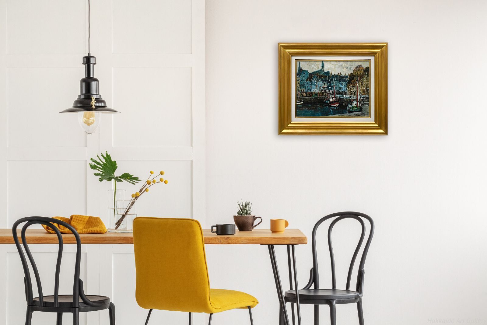 児玉幸雄 「オンフルール風景」 油絵・油彩画 絵画 - メルカリ