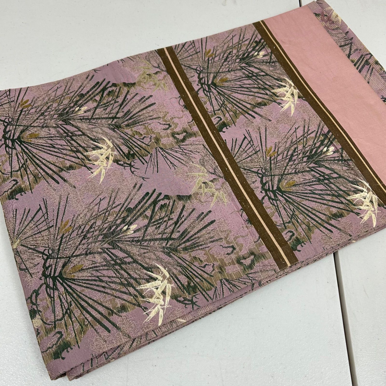 アンティーク 丸帯 正絹 3本 帯まとめ売り リメイク材料 m-750 - メルカリ